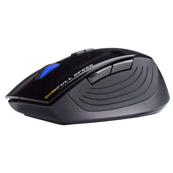 Hiditec Mouse Dendro Ratón Inalámbrico 2000 DPI con Sensor Avago A3000, Botones Omron, 3 Modos (Oficina, Diseño, Gaming), Receptor Nano USB, Modelo MOU010002 - Para Diestros