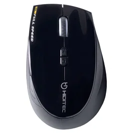 Hiditec Ratón Dendro Inalámbrico RF Gaming/Ofimática Touch On Sensor Óptico 2000 DPI 5 Botones Software Configurable Negro Ergonomía Mano Derecha