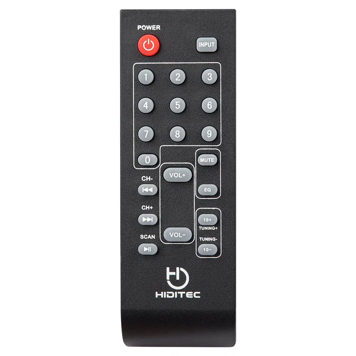 Hiditec H400 Altavoces 2.1 Bluetooth, 80W RMS, Subwoofer 5", Satélites 3", Control de Graves, Mando a Distancia, Entrada 3.5mm y USB