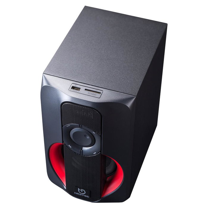 Hiditec H400 Altavoces 2.1 Multimedia de 80W con Bluetooth, Subwoofer 5", USB, SD y Radio FM, Mando a Distancia