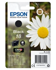 Epson Tinta Negro Expression Home Xp-102-205-305-405 Nº18 5ml