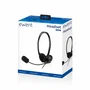 Ewent EW3563 Auriculares Diadema Alámbricos con Micrófono Boom para Llamadas VoIP/Skype y Música - Negro, Conector 3.5 mm, Supraaural, Cable 2.1 m