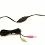 Ewent EW3563 Auriculares Diadema Alámbricos con Micrófono Boom para Llamadas VoIP/Skype y Música - Negro, Conector 3.5 mm, Supraaural, Cable 2.1 m