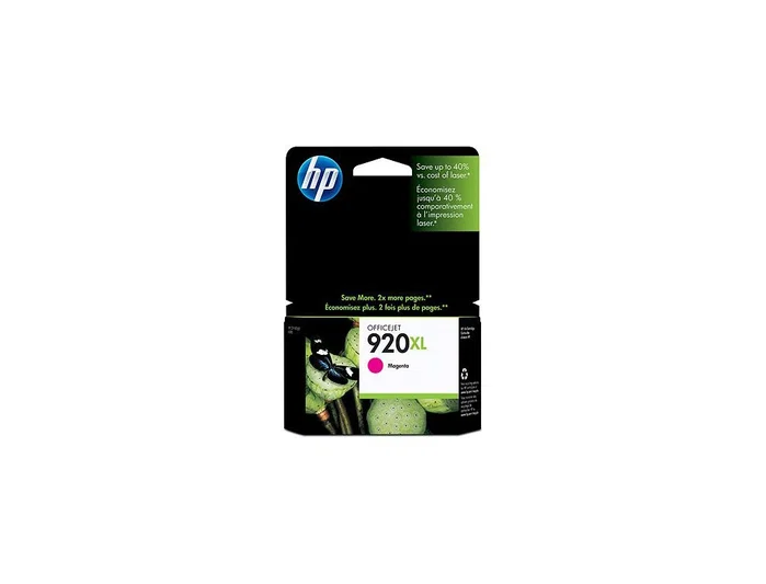 HP Cartucho de Tinta 920XL Original Magenta Alta Capacidad, CD973AE
