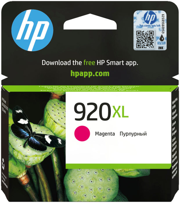 HP Cartucho de Tinta 920XL Original Magenta Alta Capacidad, CD973AE