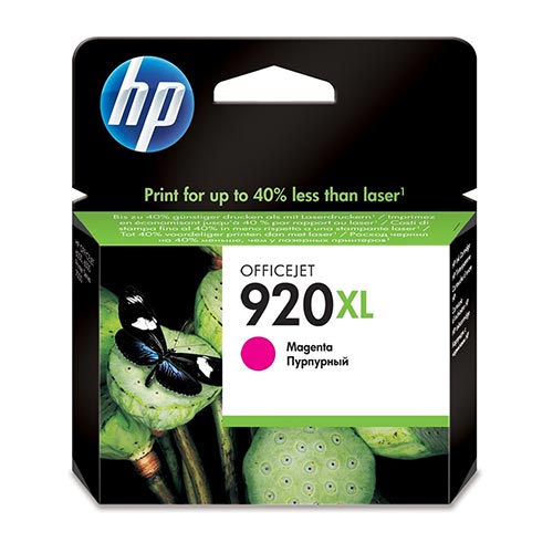 HP Cartucho de Tinta 920XL Original Magenta Alta Capacidad, CD973AE