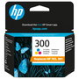 HP Cartucho de tinta tricolor 300 (CC643EE)