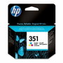 HP Cartucho de tinta original 351 CB337EE (Cian, Magenta, Amarillo)