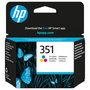 HP Cartucho de tinta original 351 CB337EE (Cian, Magenta, Amarillo)