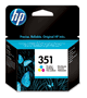 HP Cartucho de tinta original 351 CB337EE (Cian, Magenta, Amarillo)