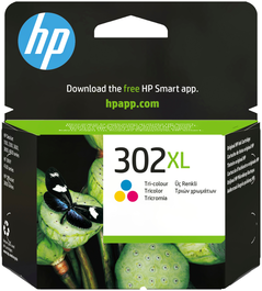 HP 302XL Cartucho de Tinta Tricolor de Alta Capacidad