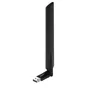 Edimax EW-7811UAC - Adaptador USB Wi-Fi 5 (802.11ac) Inalámbrico, 433 Mbps, Antena 6 dBi, Negro, Compatible con Windows, Mac, Linux