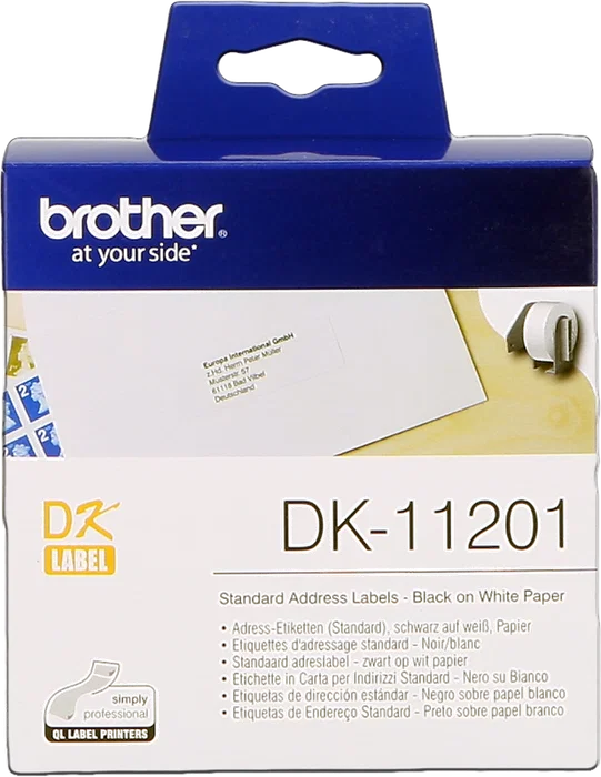 Brother DK-11201 Etiquetas de Dirección 29x90mm, 400 Unidades