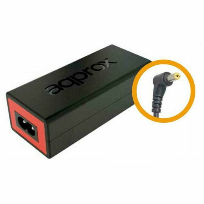 Approx Cargador para Portátil Acer 90W - Adaptador de Corriente 19V/4.74A con Conector 5.5x1.7mm Approx Cargador para Portátil Acer 90W - Adaptador de Corriente 19V/4.74A con Conector 5.5x1.7mm