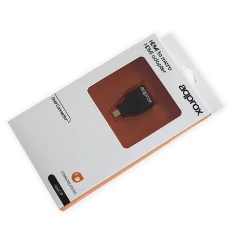 Approx Adaptador HDMI Hembra a Micro HDMI Macho Approx Adaptador HDMI Hembra a Micro HDMI Macho