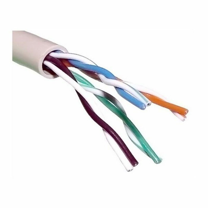 Nanocable Bobina de Cable de Red Cat6e UTP Rígido AWG24 305m Gris