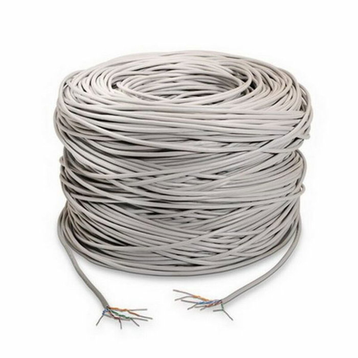 Nanocable Bobina de Cable de Red Cat6e UTP Rígido AWG24 305m Gris
