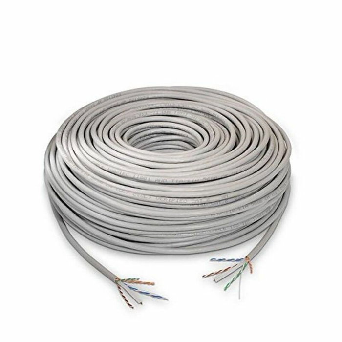 Nanocable Bobina de Cable de Red Cat6e UTP Rígido AWG24 305m Gris