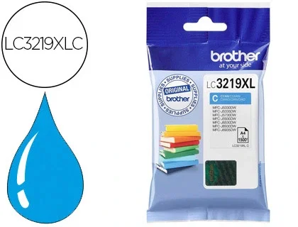 Brother LC3219XLC Cartucho de Tinta Cian XL Brother LC3219XLC Cartucho de Tinta Cian XL