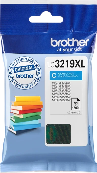 Brother Cartucho de Tinta Cian LC3219XLC XL Alta Capacidad Brother Cartucho de Tinta Cian LC3219XLC XL Alta Capacidad