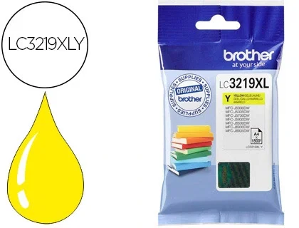 Brother LC-3219XLY Cartucho de Tinta Amarillo XL Brother LC-3219XLY Cartucho de Tinta Amarillo XL