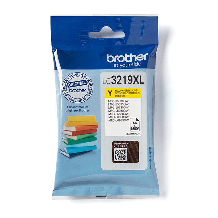 Brother LC-3219XLY Cartucho de Tinta Amarillo XL Brother LC-3219XLY Cartucho de Tinta Amarillo XL