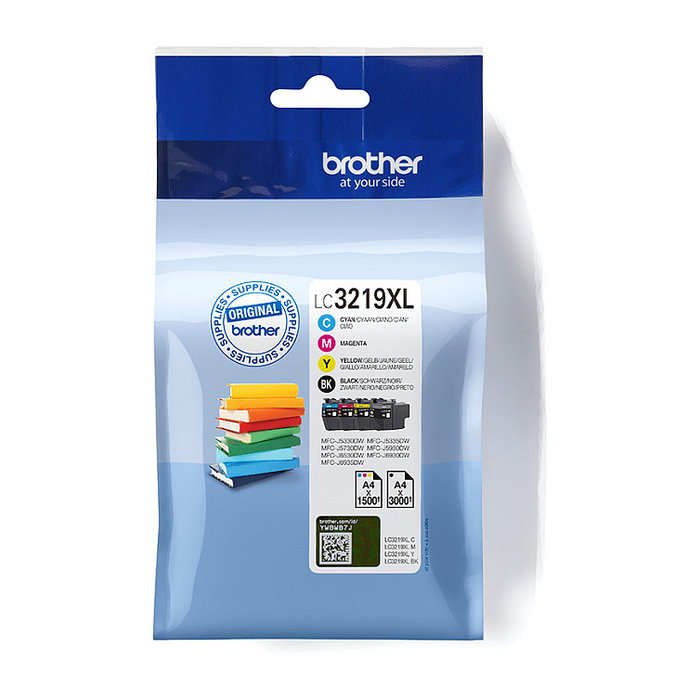 Brother LC3219XLVAL Multipack de 4 colores (Negro, Cian, Magenta, Amarillo) de alta capacidad Brother LC3219XLVAL Multipack de 4 colores (Negro, Cian, Magenta, Amarillo) de alta capacidad