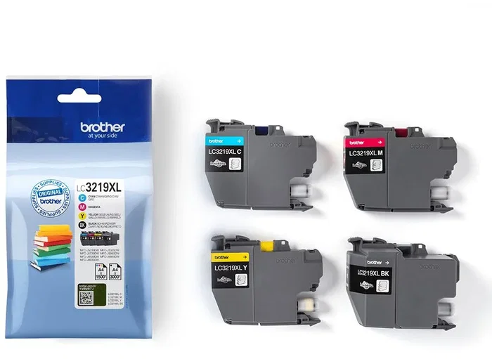 Brother LC3219XLVAL Multipack de 4 colores (Negro, Cian, Magenta, Amarillo) de alta capacidad Brother LC3219XLVAL Multipack de 4 colores (Negro, Cian, Magenta, Amarillo) de alta capacidad