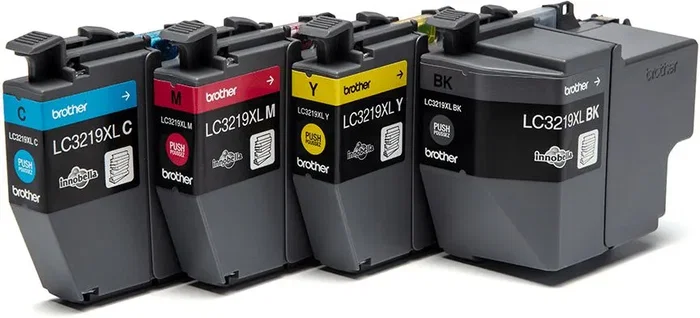 Brother LC3219XLVAL Multipack de 4 colores (Negro, Cian, Magenta, Amarillo) de alta capacidad Brother LC3219XLVAL Multipack de 4 colores (Negro, Cian, Magenta, Amarillo) de alta capacidad