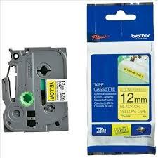 Brother TZeS-631 Cinta Laminada Super Adhesiva 12mm Amarillo/Negro Brother TZeS-631 Cinta Laminada Super Adhesiva 12mm Amarillo/Negro