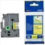 Brother TZeS-631 Cinta Laminada Super Adhesiva 12mm Amarillo/Negro