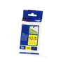 Brother TZeS-631 Cinta Laminada Super Adhesiva 12mm Amarillo/Negro