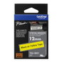 Brother TZeS-631 Cinta Laminada Super Adhesiva 12mm Amarillo/Negro