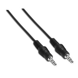 Nanocable Cable Audio Estéreo Jack 3.5 mm Masculino a Macho 1.5 Metros Negro