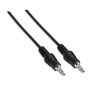Nanocable Cable Audio Estéreo Jack 3.5 mm Masculino a Macho 1.5 Metros Negro