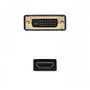NANO CABLE Cable DVI a HDMI 1,8 m Negro