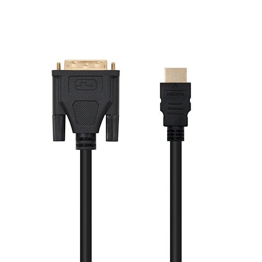 NANO CABLE Cable DVI a HDMI 1,8 m Negro NANO CABLE Cable DVI a HDMI 1,8 m Negro