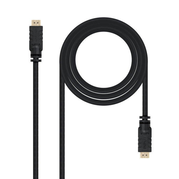 Nanocable Cable HDMI v1.4 con Repetidor de 20m Negro Nanocable Cable HDMI v1.4 con Repetidor de 20m Negro