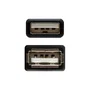 Nanocable Cable Alargador USB 2.0 Macho a Hembra 1,8 m Negro