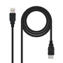Nanocable Cable USB 2.0 10.01.0203-BK, USB-A Macho a USB-A Hembra, Prolongador o Extensión, 1.8 Metros, Negro, 1 Unidad