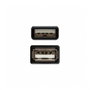 Nanocable Cable Alargador USB 2.0 Macho a Hembra 1,8 m Negro