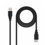 Nanocable Cable Alargador USB 2.0 Macho a Hembra 1,8 m Negro
