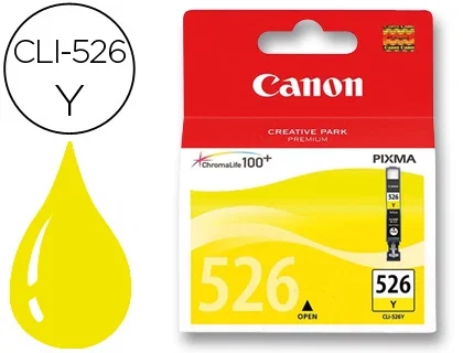 Canon CLI-526Y Cartucho de Tinta Amarillo Original