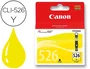 Canon CLI-526Y Cartucho de Tinta Amarillo Original