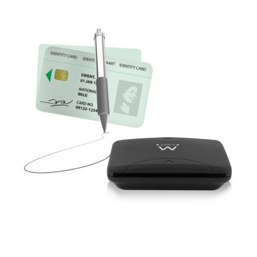Ewent EW1052 Lector de tarjetas inteligentes USB 2.0 Negro Ewent EW1052 Lector de tarjetas inteligentes USB 2.0 Negro