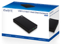 EWENT EW7056 Caja para disco duro externo 3,5 pulgadas SATA USB 3.2 Gen 1 Negro