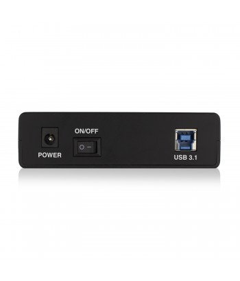 EWENT EW7056 Caja de Disco Duro Externa 3,5 Pulgadas SATA USB 3.1 Gen 1 Negro