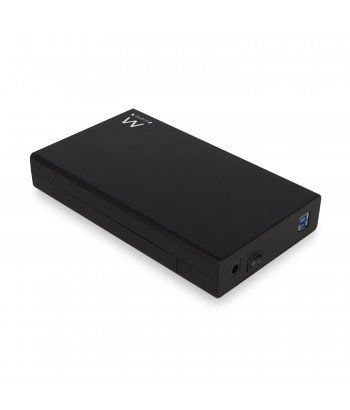 EWENT EW7056 Caja de Disco Duro Externa 3,5 Pulgadas SATA USB 3.1 Gen 1 Negro