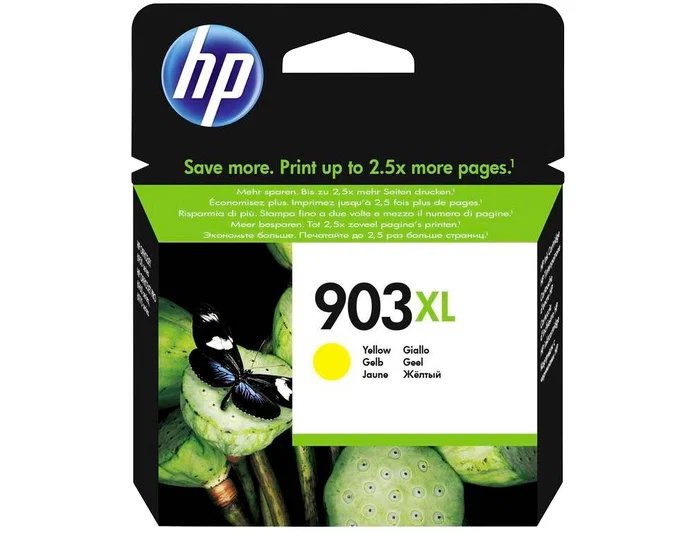 HP Cartucho de Tinta Original 903XL Amarillo T6M11AE de Alto Rendimiento HP Cartucho de Tinta Original 903XL Amarillo T6M11AE de Alto Rendimiento