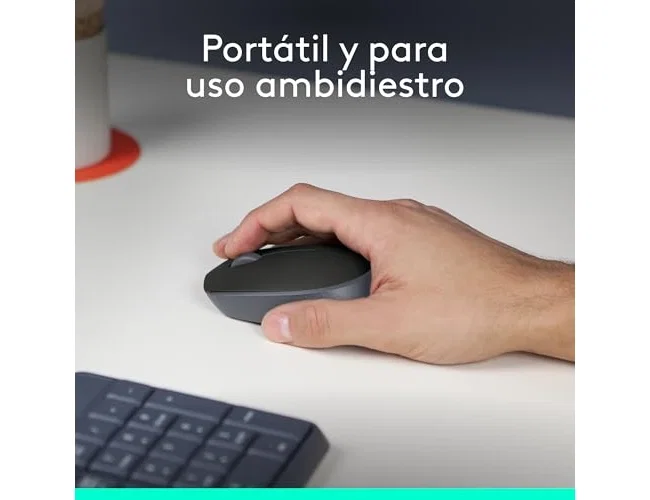 Logitech B170 Ratón Inalámbrico Negro/Gris